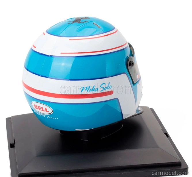 Edicola Helma F1 Casco Helma Mika Salo F399 Team Ferrari Sezóna 1999 1:5 Svetlo modrá biela