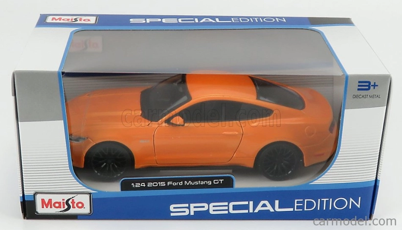 Maisto Ford USA Mustang 5.0 Gt Coupe 2015 1:24 Orange