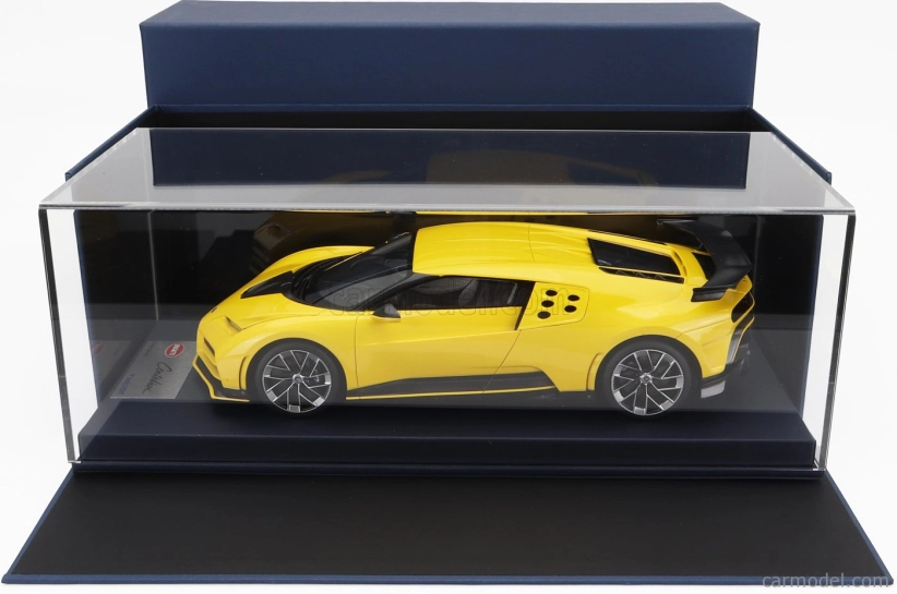 Looksmart Bugatti Centodieci Výrobná verzia 2023 1:18 žltá