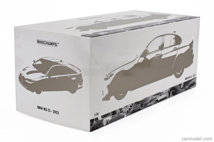 Minichamps BMW radu 3 M3 Cs 2023 1:18 biela