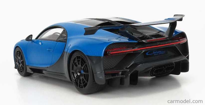 Truescale Bugatti Chiron N 16 Pur Sport 2018 1:18 Agile Blue Black