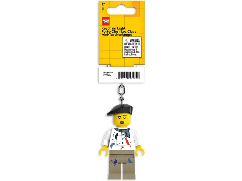 LEGO svietiaca kľúčenka – Maliar