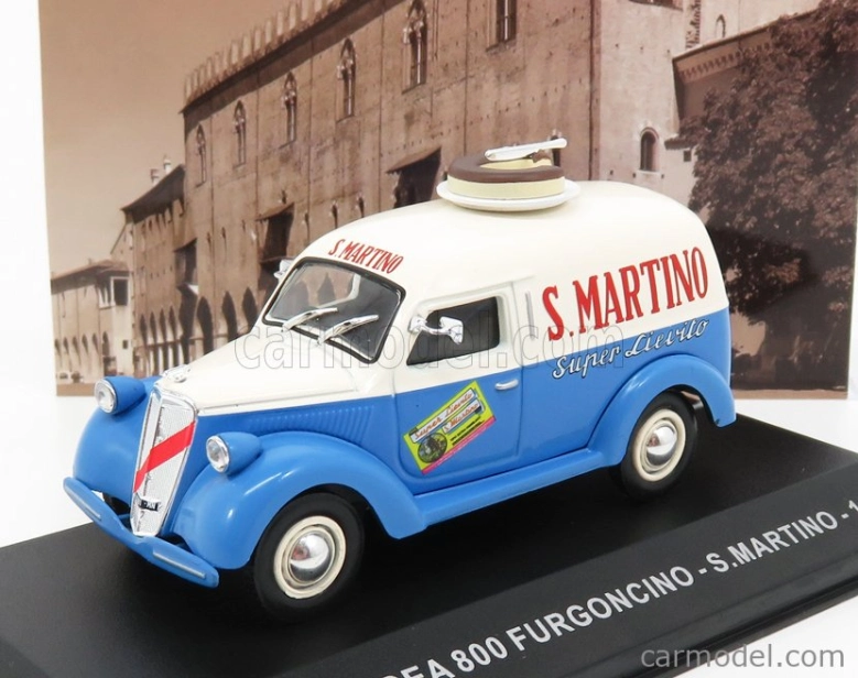 Edicola Lancia Ardea 800 Van San Martino Super Lievito 1949 1:43 Svetlo modrá béžová