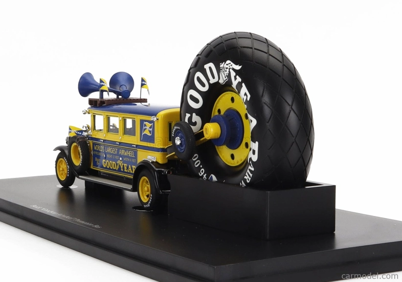 Autocult Buick Goodyear Airwheel Promotion Autobus Usa 1929 1:43 Žlutá Modrá