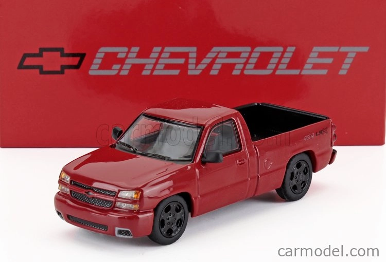 Paragon-models Chevrolet Silverado Single Cab Pick-up 454 Lsx Lhd 2006 1:64 Red