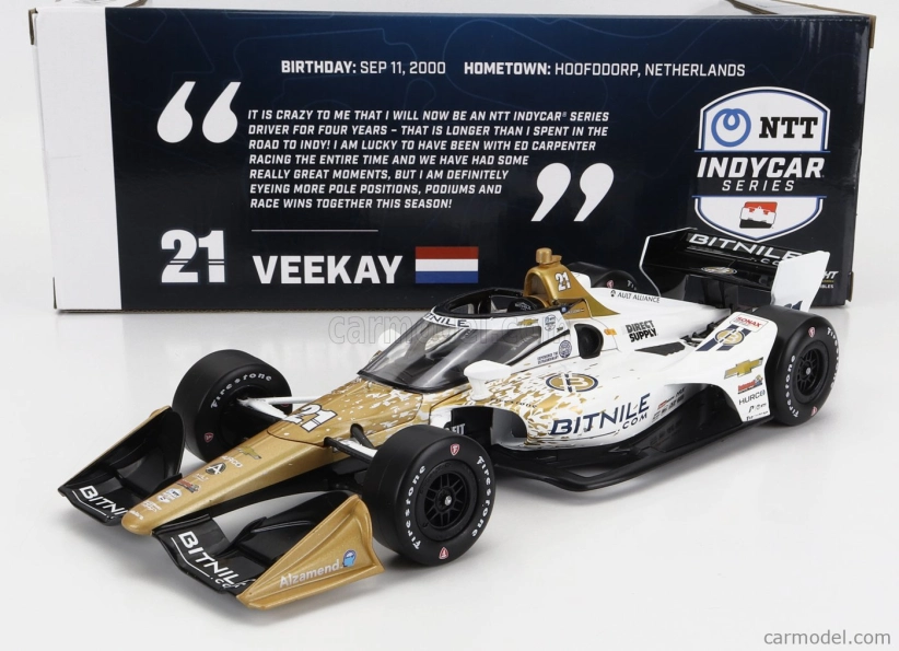 Greenlight Chevrolet Team Ed Carpenter Racing N 21 1:18, zlatá
