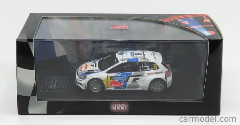Ixo-models Volkswagen Polo R Wrc Team Volkswagen Motorsport N 8 Rally Finland 2013 S.ogier - J.ingrassia 1:43 Biela Modrá Šedá