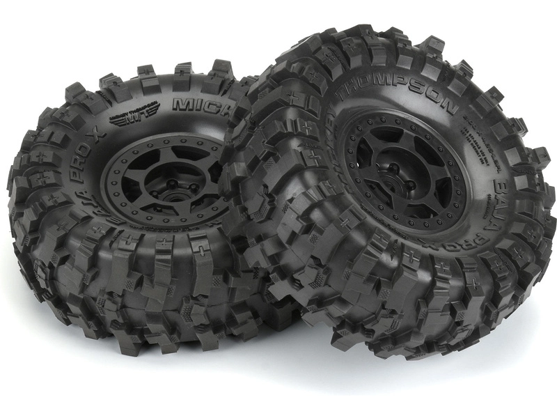 Pro-Line 1,9" Mickey Thompson Baja Pro X G8, čierny disk Holcomb H12 (2)