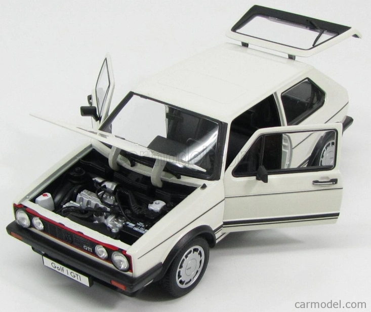 Welly Volkswagen Golf I Gti Pirelli 2-dverový 1983 1:18 Biela