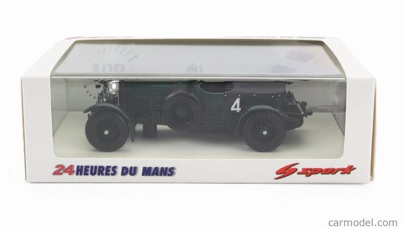 Spark-model Bentley Speed Six 6.6l Team Bentley Motors Ltd N 4 Winner 24h Le Mans 1930 W.barnato - G.kidston 1:43 Black