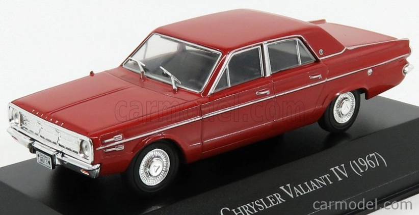 Edicola Chrysler Valiant Iv 1967 1:43 Červená