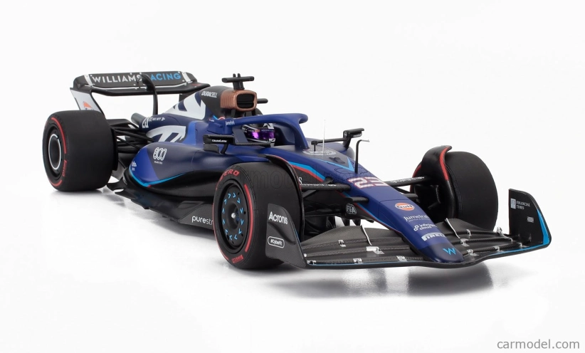 Minichamps Williams F1 Fw45 Team Williams Racing Gulf N 23 British Gp 2023 Alexander Albon 1:18 Modrá čierna