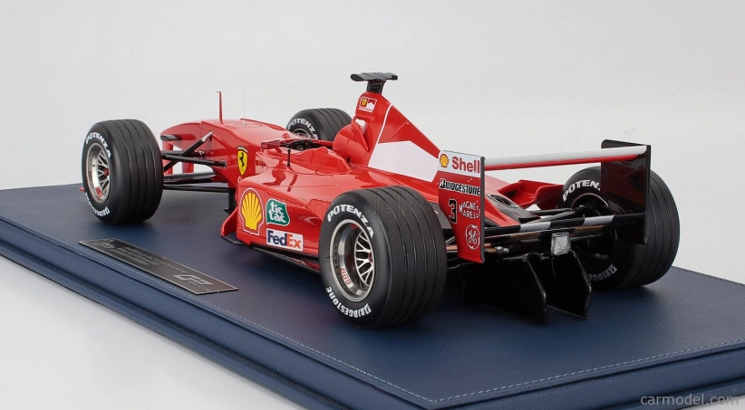 Gp-replicas Ferrari F1  F2000 N 3 World Champion Winner Italy Monza Gp 2000 Michael Schumacher 1:12 Červená Bílá
