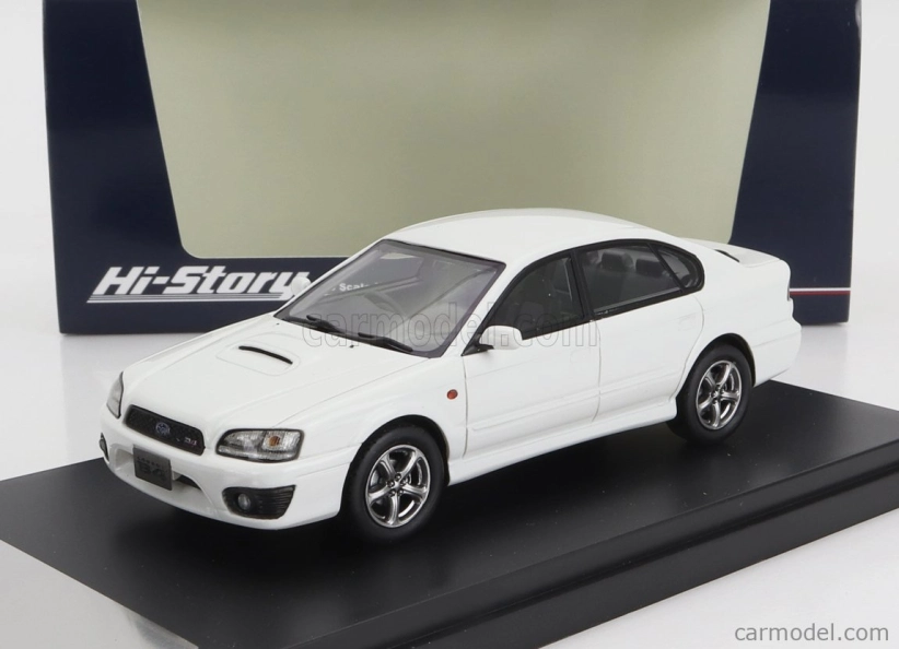 Hi-story Subaru Legacy B4 Rsk 2001 1:43 Biela