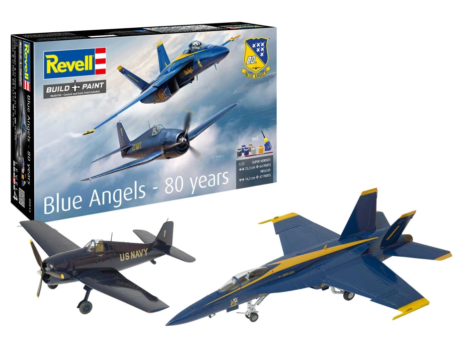 Gift-Set letadla 05613 - F/A-18E & Hellcat (Blue Angels) (80th Anniversary) (1:72)