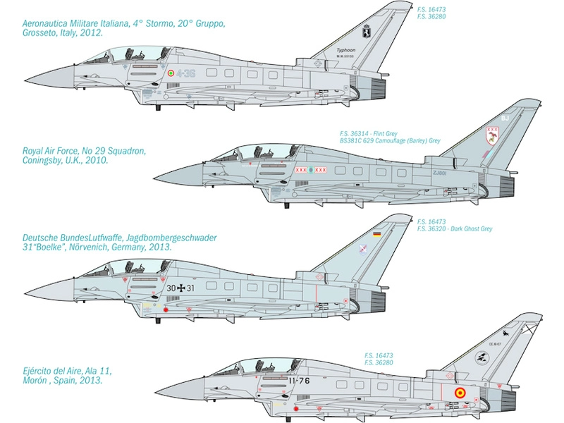Italeri EF-2000 Typhoon with seater (1:72)