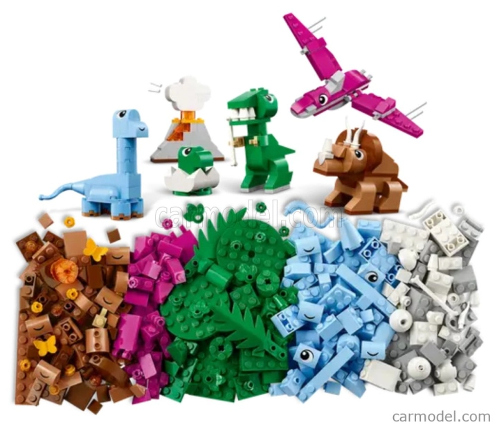 Lego príslušenstvo Lego Classic - Kreatívni dinosauri - 450 Pezzi - 450 ks Rôzne