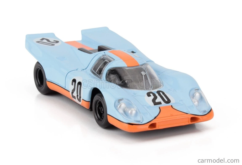 Norev Porsche 917k 4.5l Team John Wyer Automotive Engineering Ltd Gulf N 20 24h Le Mans 1970 Jo Siffert - Brian Redmann 1:43 Svetlo modrá oranžová