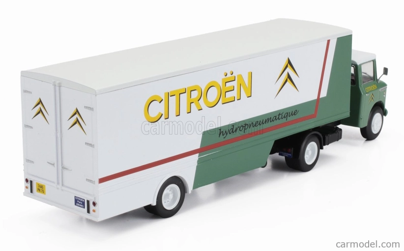 Edicola Citroen T55 Heuliez Truck Hydropneumatique Citroen Transports 1953 - bez karty Box 1:43 zelená biela