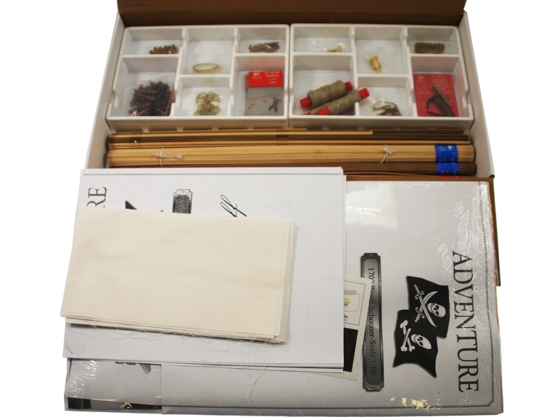 AMATI Adventure pirátska loď 1760 1:60 kit