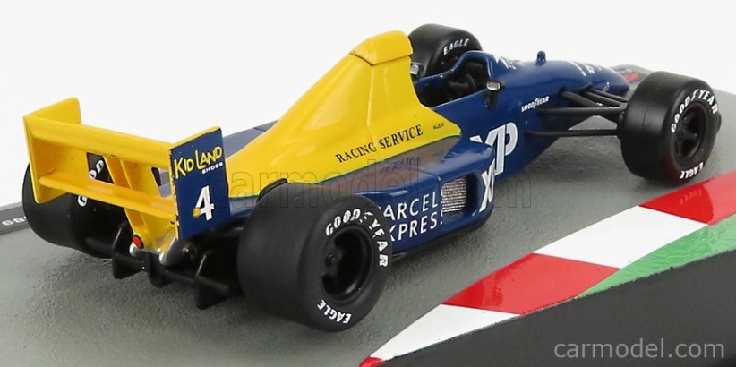 Edicola Tyrrell F1 Ford 018 N 4 Sezóna 1989 Jean Alesi 1:43 Modro-žltá