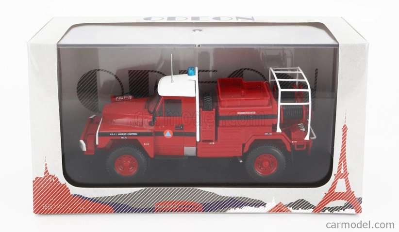 Odeon Acmat Tpk 4-35-c Cisterna Ccfm Securite Civile 1985 1:43 červená biela