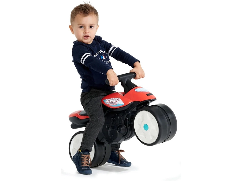 FALK – Detské odrážadlo Baby Moto modré s gumovými kolesami