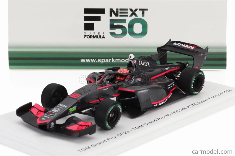 Spark-model Dallara Sf23 Hr-417-e M-tec Team Tgm Grand Prix N 55 Super Formula Sezóna 2024 Nobuhanu Matsushita 1:43 Black Red
