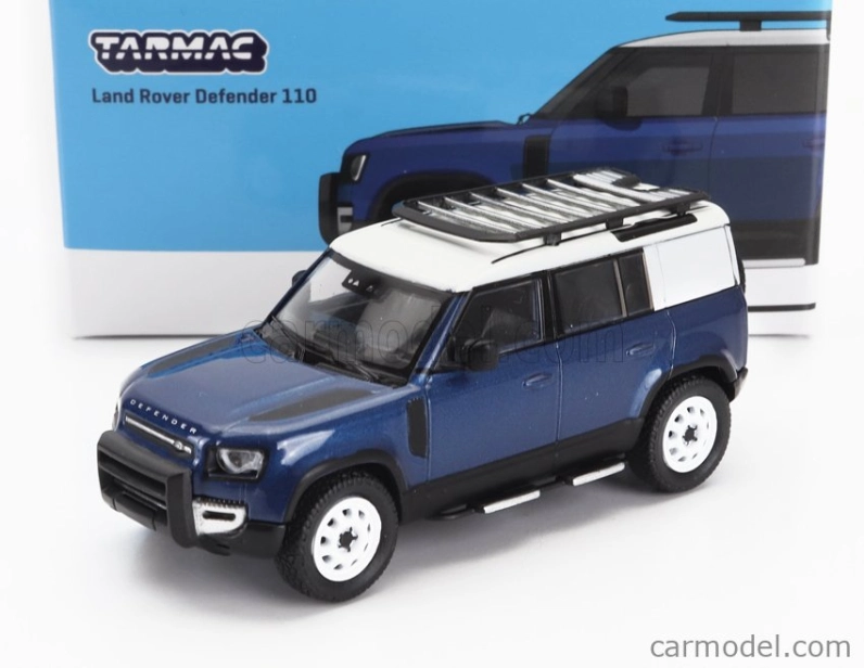 Tarmac Land rover New Defender 110 2020 1:64 Modrá Bílá