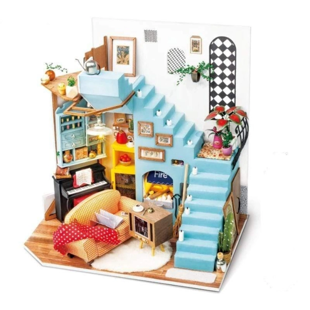 Miniatúrny domček RoboTime Obývacia izba