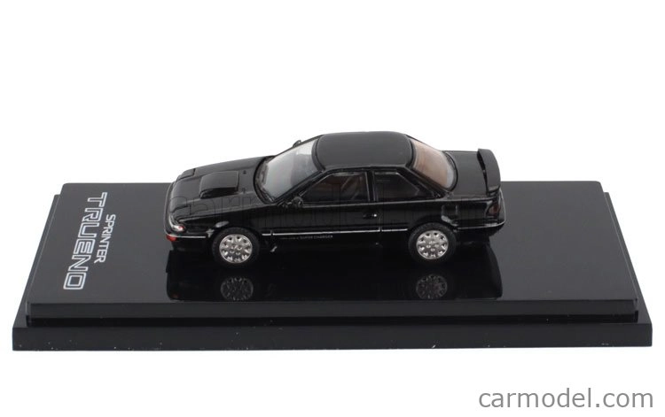Model zapaľovania Toyota Sprinter Trueno Gt-z (ae92) 1989 1:64 Black