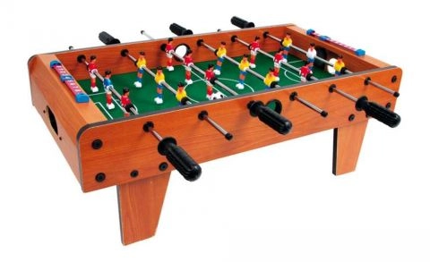Malý stolný futbal veľký poškodený obal