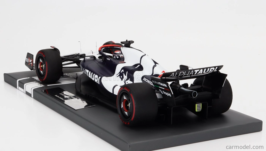 Minichamps Alpha tauri F1  At04 Team Alpha Tauri N 21 Season 2023 Nyck De Vries 1:18 Modrá Bílá
