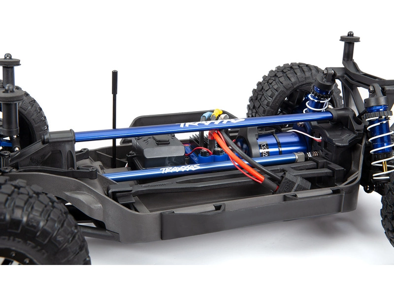 Traxxas výztuha šasi červená (sada)