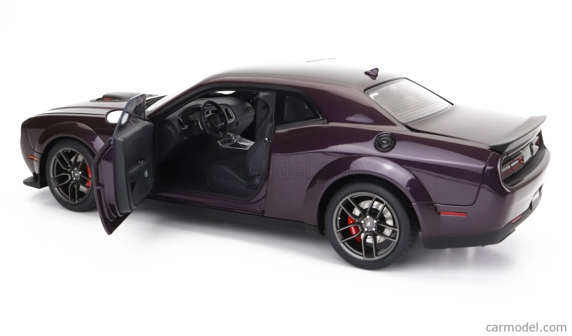 Autoart Dodge Challenger R/t Scat Pack Widebody 2022 1:18 Hellraisin Purple