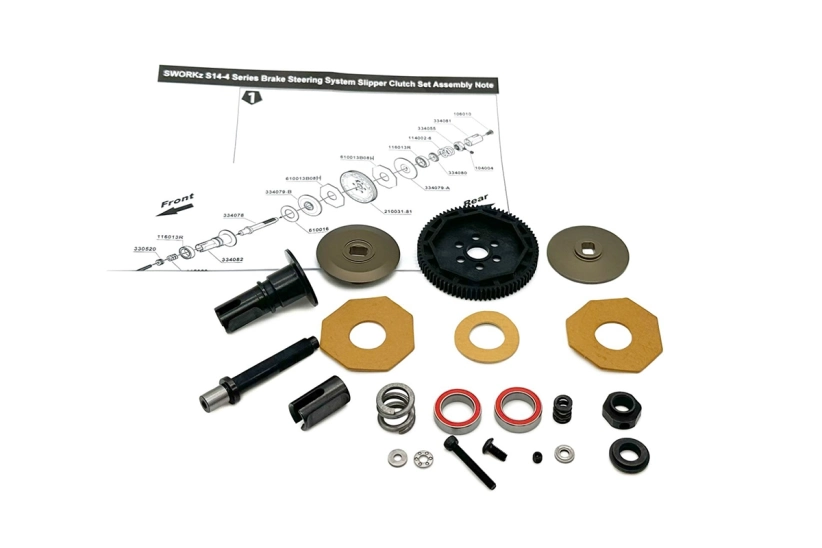 SWORKz PERFORMANCE S14-4 systém oddělené kluzné spojky