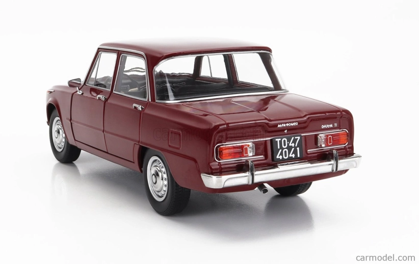 Mitica-diecast Alfa romeo Giulia 1.6 Ti 1962 1:18 Rosso Amaranto - Tmavo červená