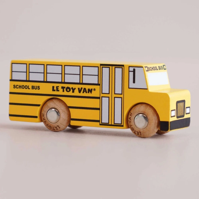 Le Toy Van Dřevěný školní autobus Rufus