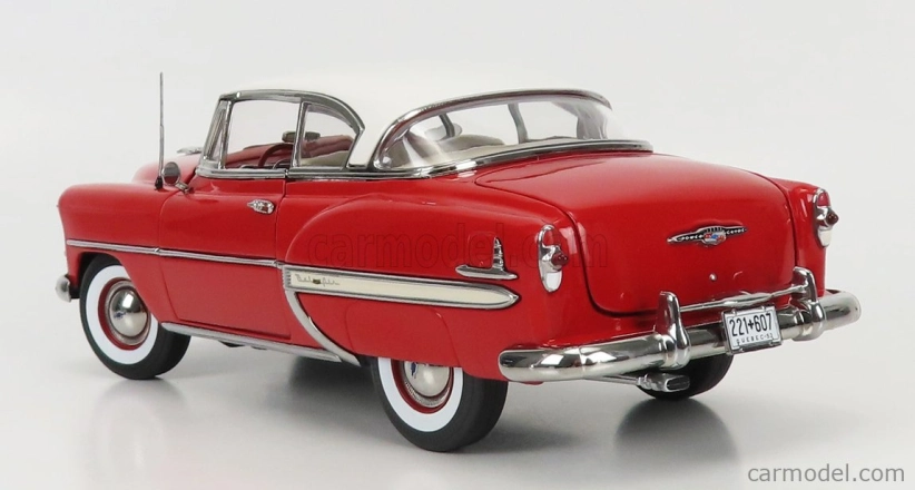 Sun-star Chevrolet Bel Air Coupe 1953 1:18 Červená Bílá