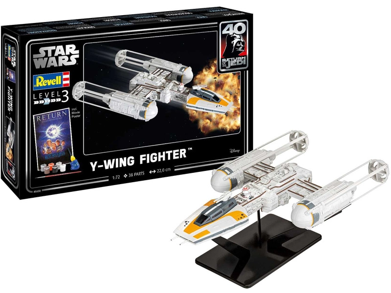 Revell SW Y-wing Fighter (1:72) (darčeková súprava)