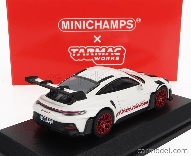 Minichamps Porsche 911 992 Gt3 Rs Coupe 2022 1:64 bielo-červená