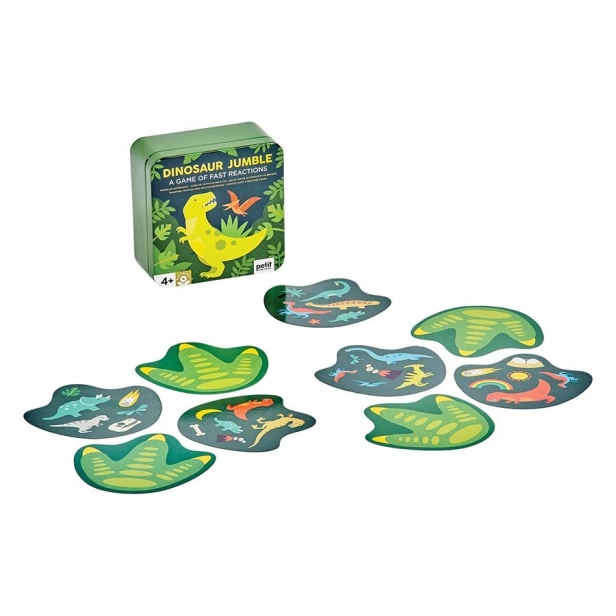 Kartová hra Petit Collage Dinosaurs