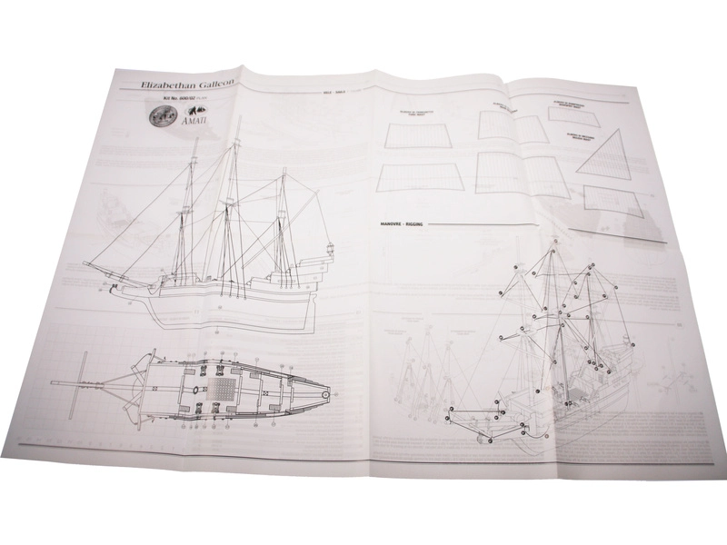 AMATI Galeóna 1:135 First step kit