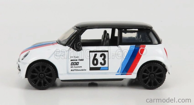 Motor-max Mini Cooper N 63 Racing 2005 1:43 biela čierna