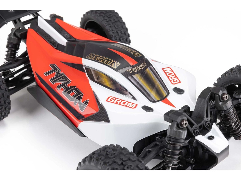 RC auto Arrma Typhon Grom 1:18 4WD Smart RTR, červené