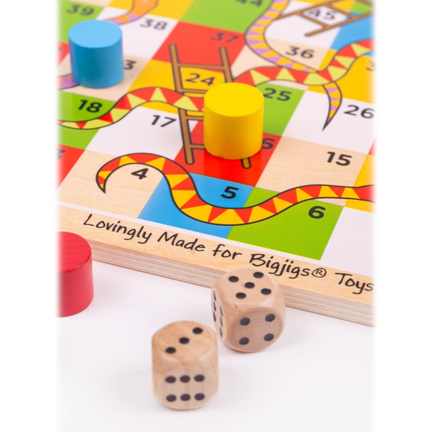 Bigjigs Toys Hady a rebríky 2 - poškodený obal