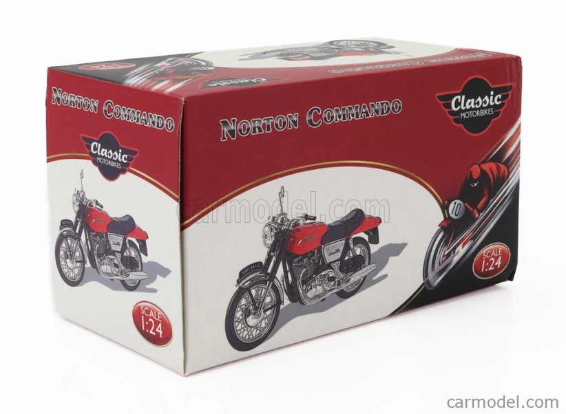 Edicola Norton Commando 750 1969 1:24 Červená Černá