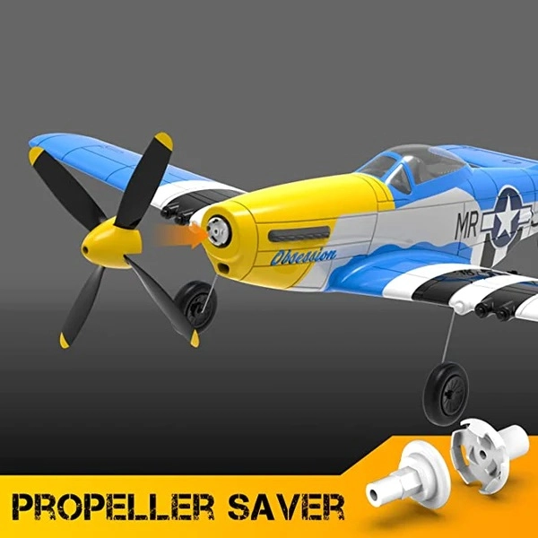 RC lietadlo Volantex Mustang P51D, modré | RCprofi.sk