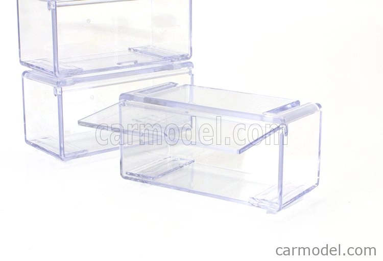 Vetrina display box Vetrina display box Set 5x 1/64 Combinable Storage Box - Lungh.length Cm 9.5 X Largh.width Cm 4.2 X Alt.height Cm 4.2 (altezza Interna Interior Height Cm 3.8) 1:64 Plastic Display
