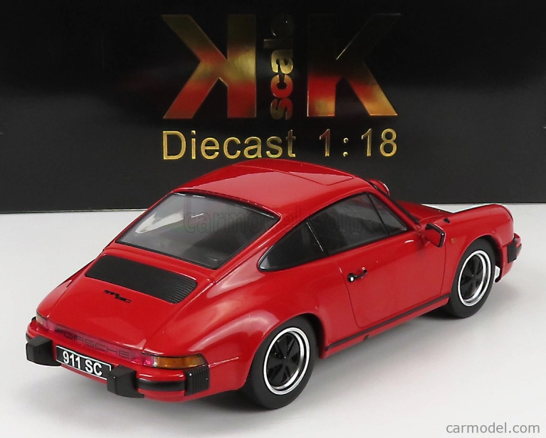 Porsche 911 Sc Coupe 1983 v mierke 1:18 Červená